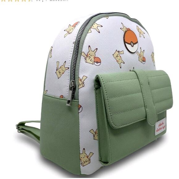 Pokemon NWT Pikachu Electric Type Mini 11 inch Backpack Cute Cosplay Bag - Picture 2 of 5